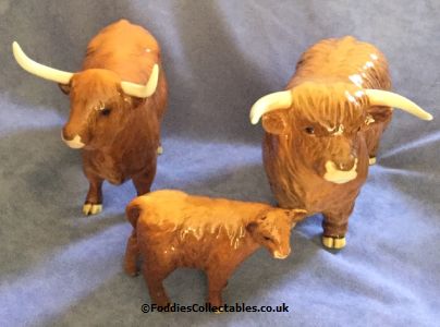 Beswick Highland Cattle Family